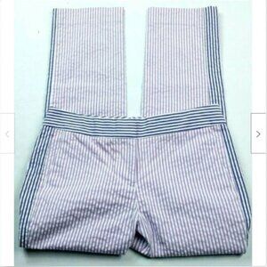 J Crew Chino Pinstriped Straight Leg Pants 00P